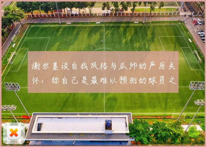 谢尔基谈自我风格与瓜帅的严厉关怀，称自己是最难以预测的球员之一